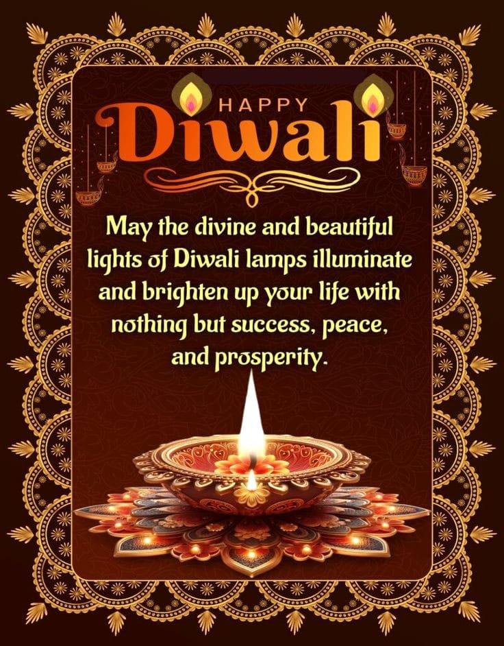 Happy diwali wishes in english