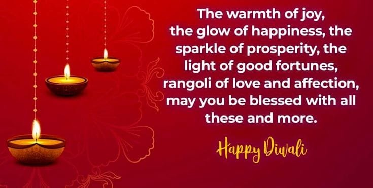 Happy diwali wishes in english