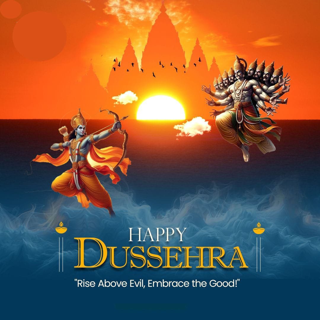 Happy dussehra status photo