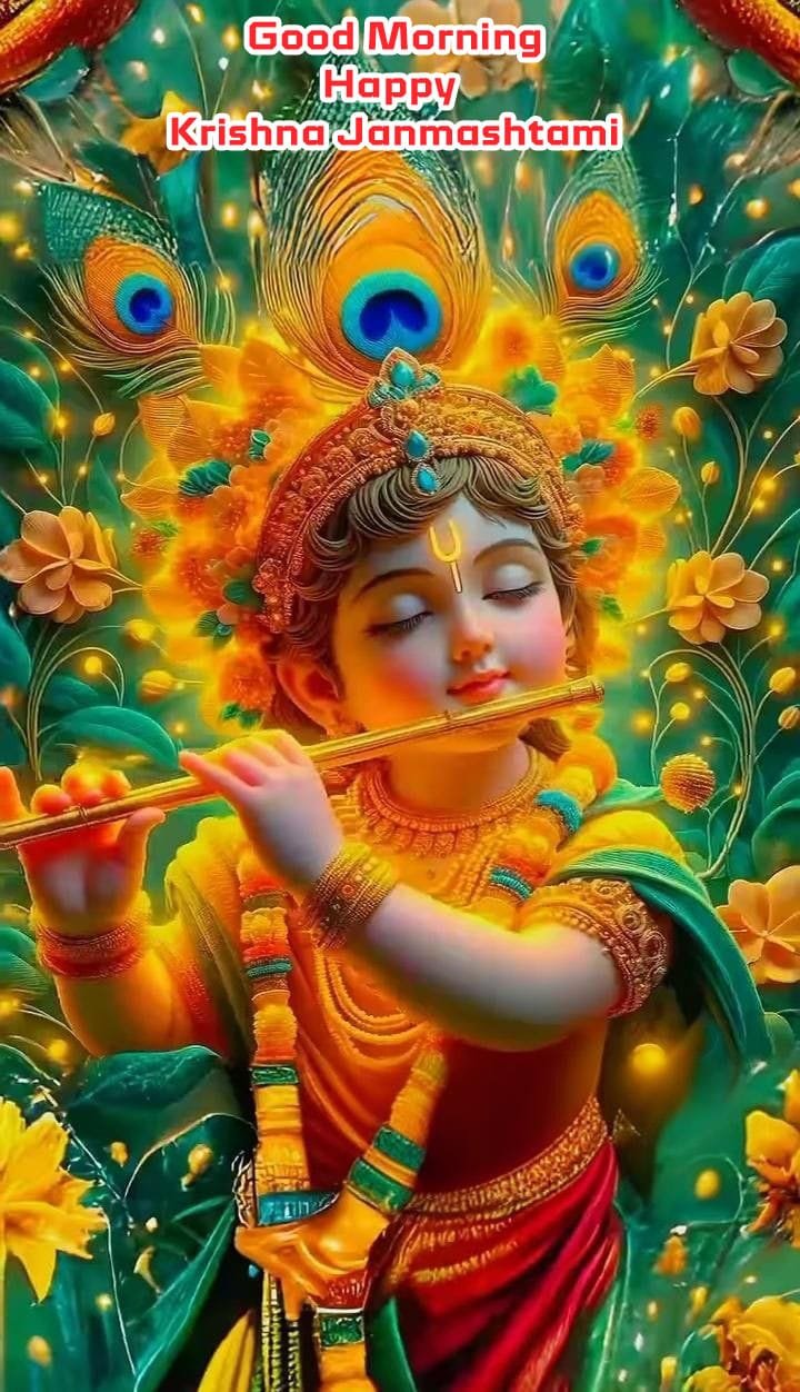 Happy janmashtami good morning wishes