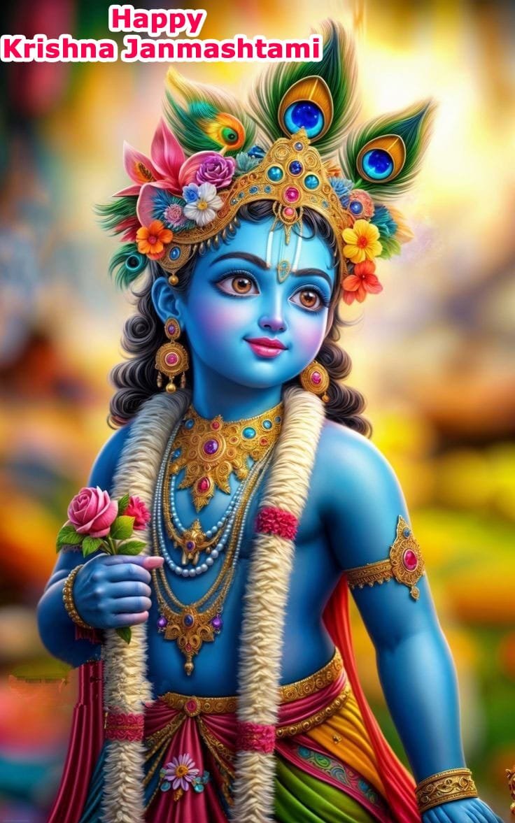 Happy krishna janmashtami beautiful images