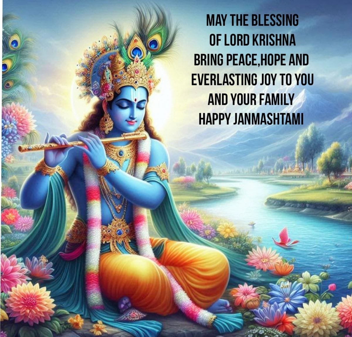 Happy krishna janmashtami blessings
