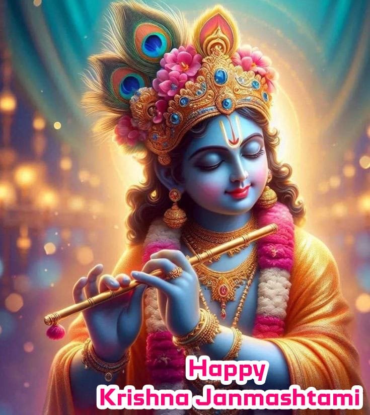 Happy krishna janmashtami cute images
