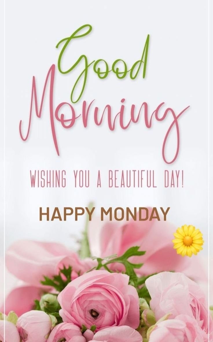 Happy monday good morning images with quotes