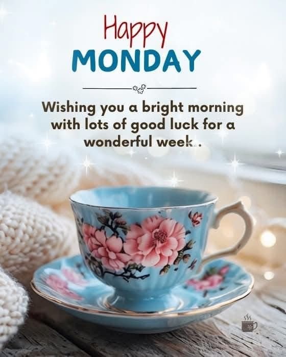 Happy monday morning blessings