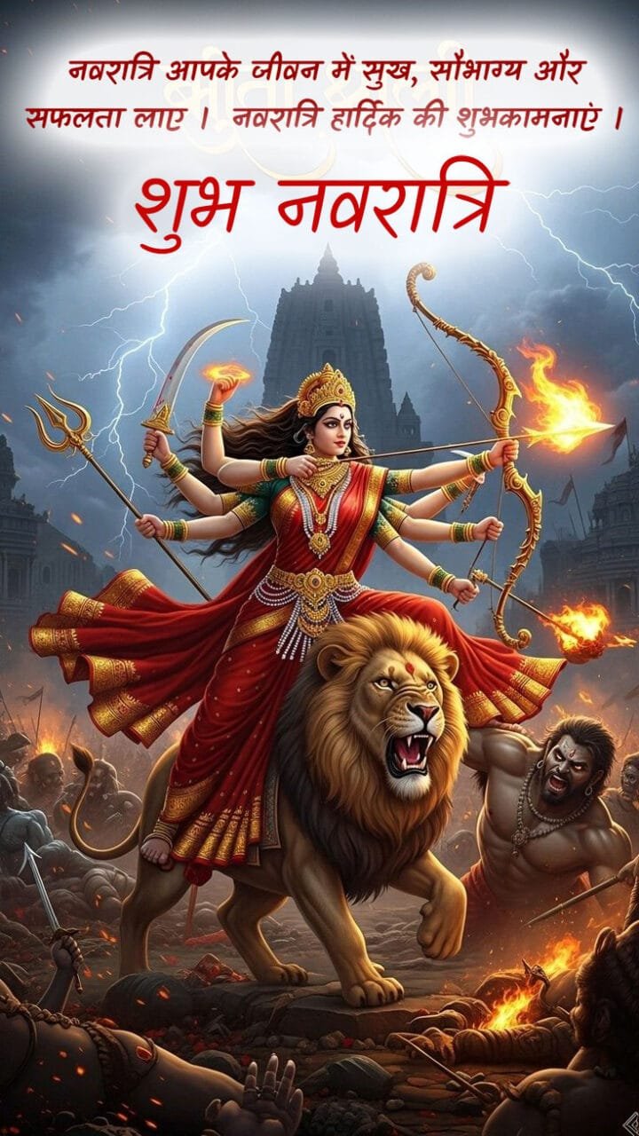 Happy navratri images in hindi