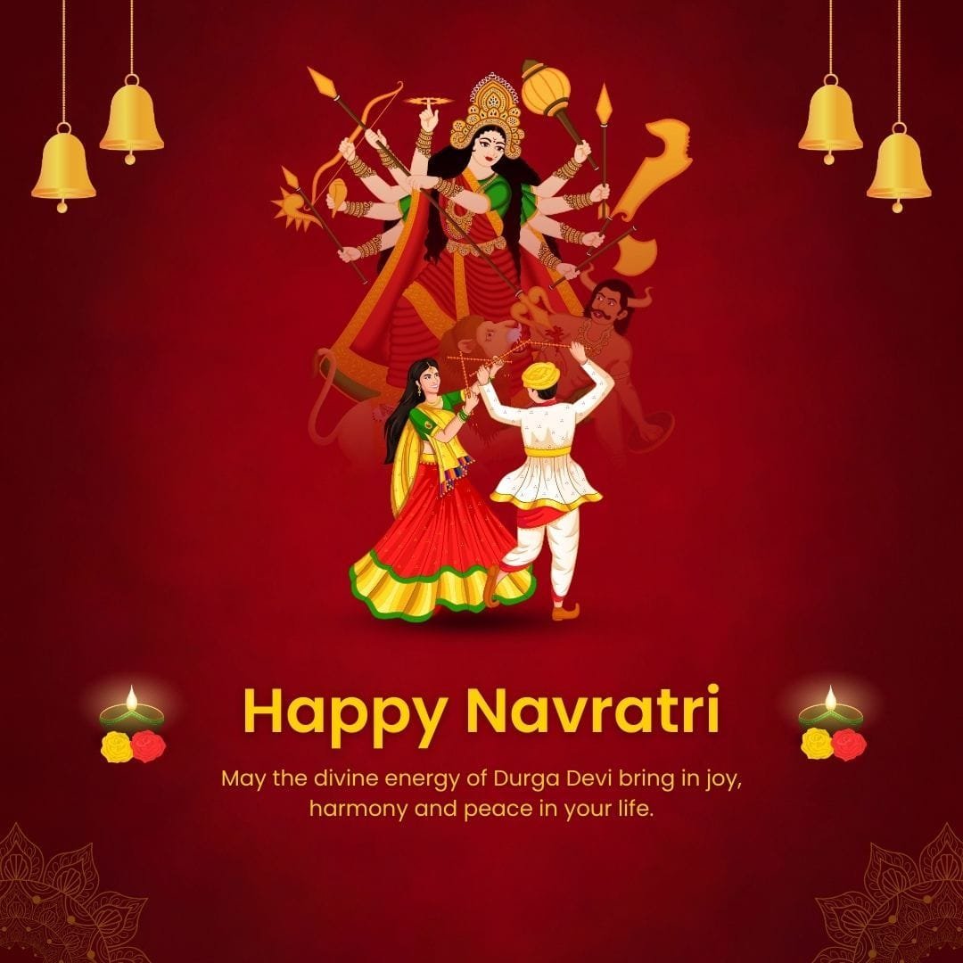 Happy navratri wishes to employees