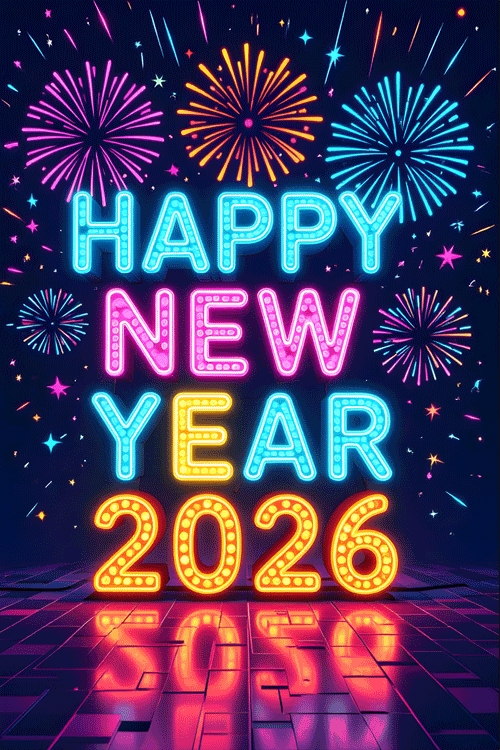 Happy new year 2025 wishes gif