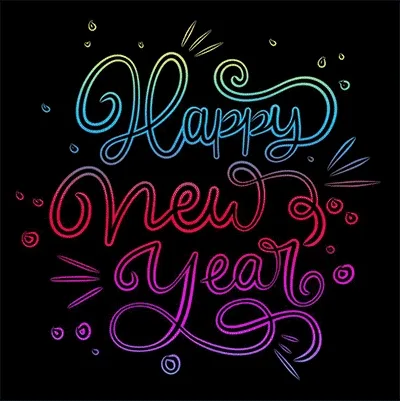 Happy new year 2026 animation