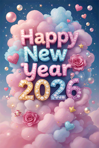 Happy new year 2026 best wishes for love