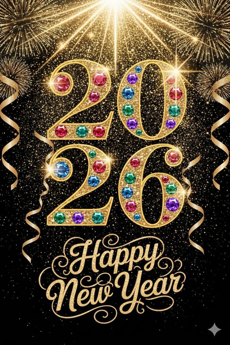 Happy new year 2026 wallpaper
