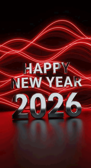 Happy new year 2026 wishes for best friend gif