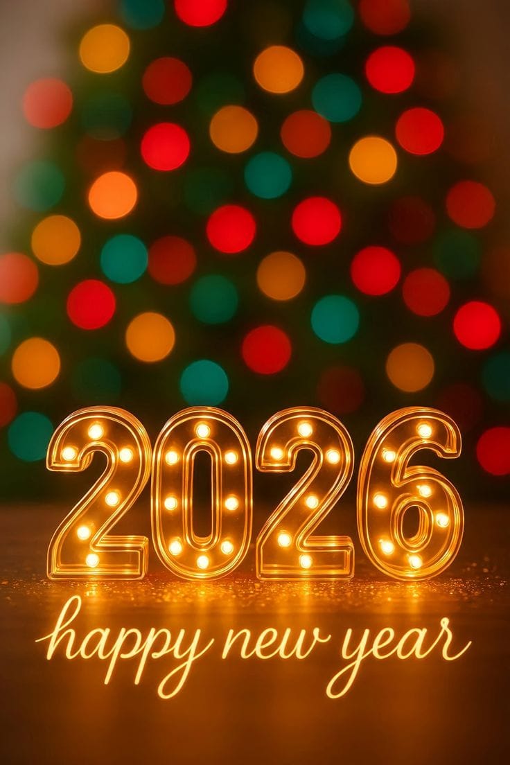 Happy new year 2026 wishes photo