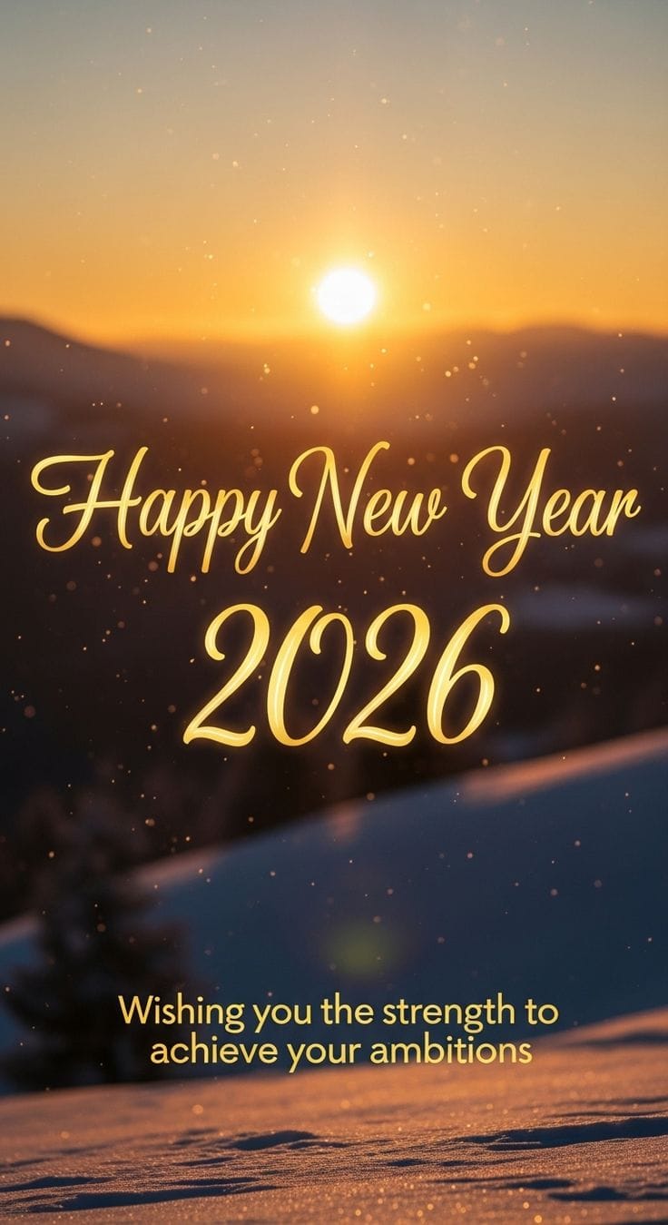 Happy new year 2026 wishes photo