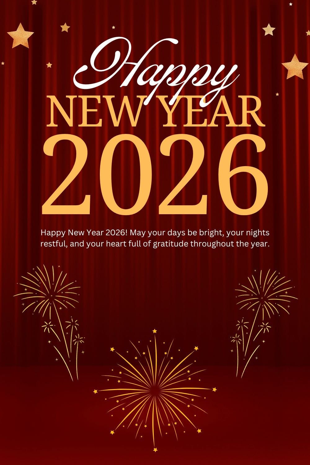Happy new year 2026 wishes photo