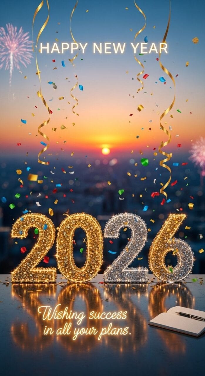 Happy new year 2026 wishes photo 