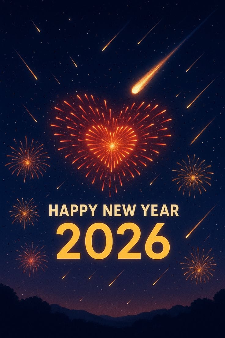 Happy new year 2026 wishes photo