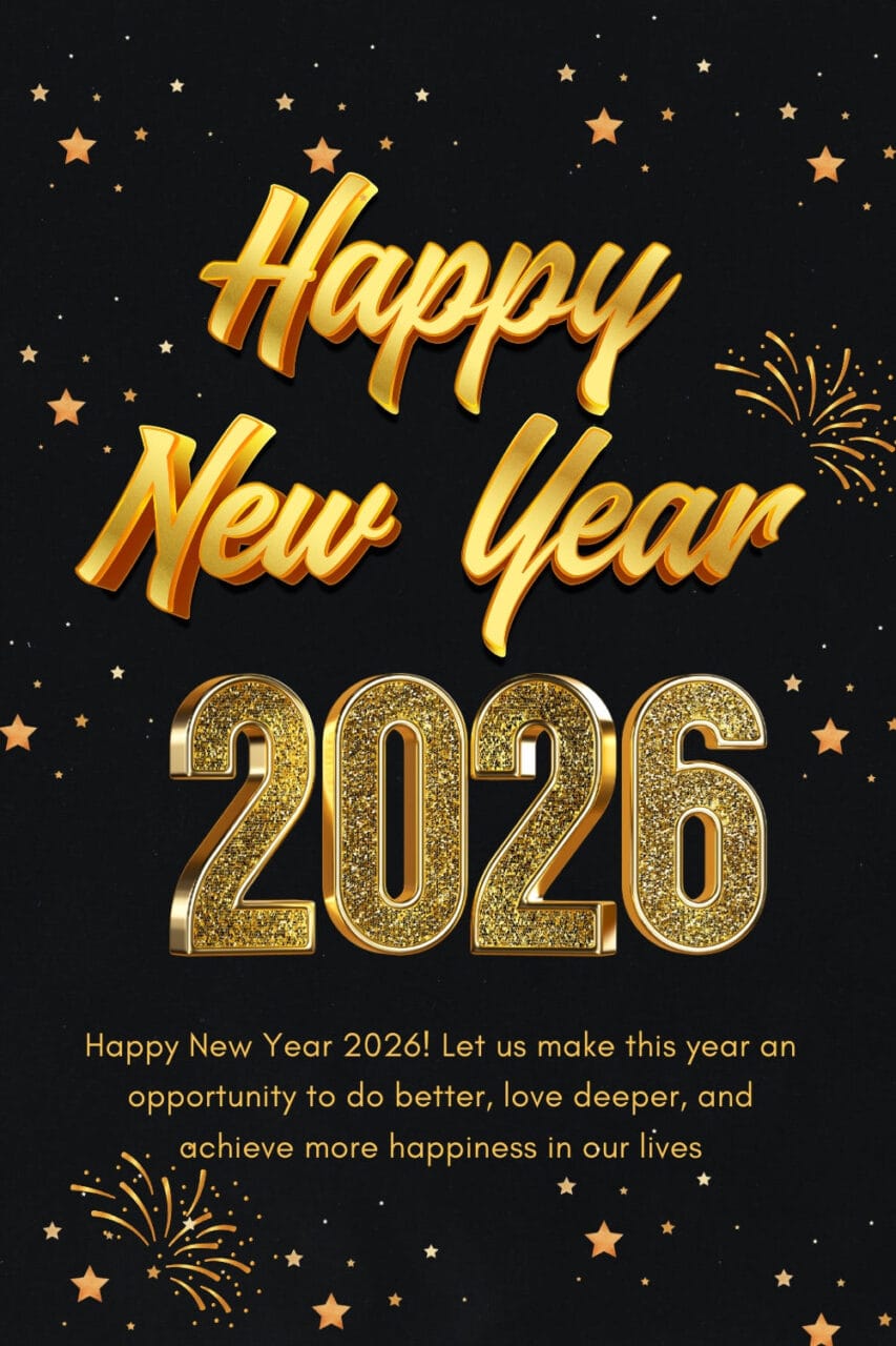 Happy new year 2026 wishes photo