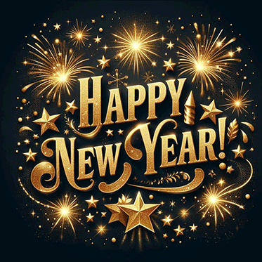 Happy new year animated