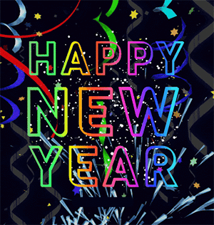 Happy new year animated gif