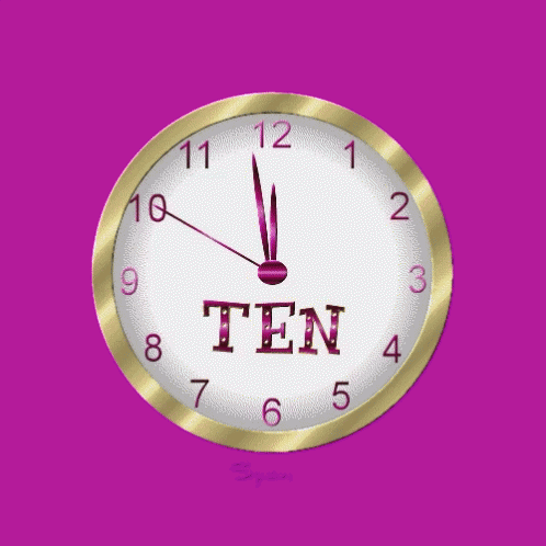 Happy New Year Countdown Gif