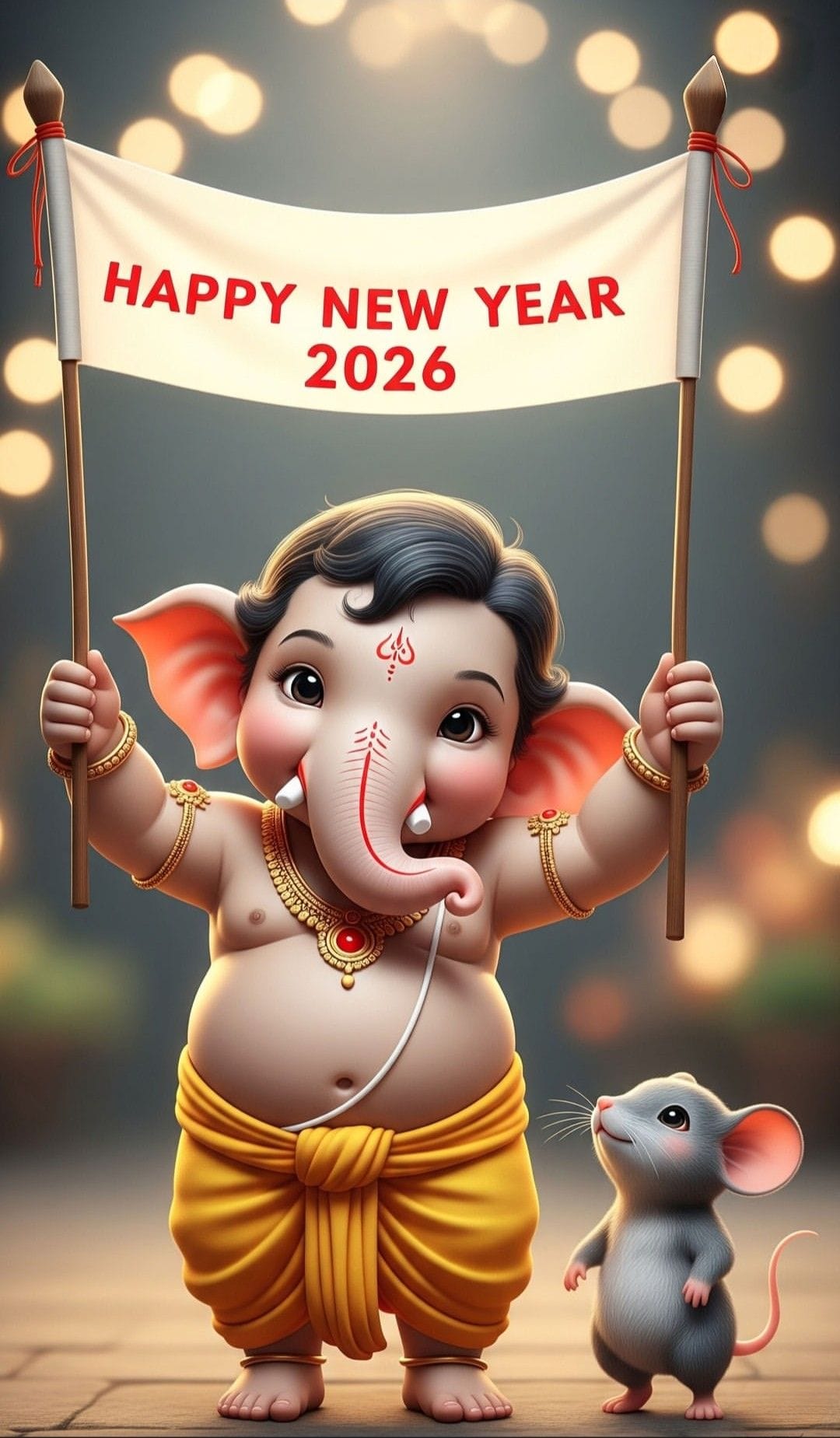 Happy new year ganesh images