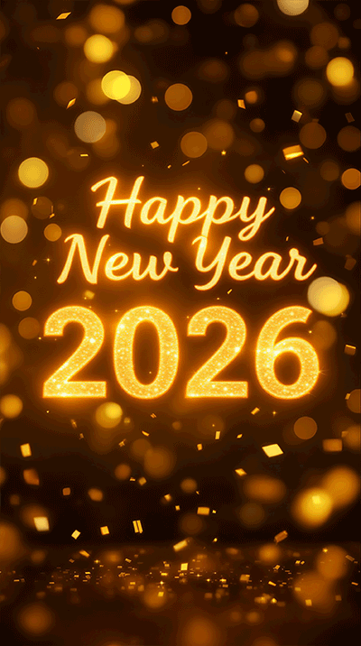 Happy new year GIFs stickers for Whatsapp