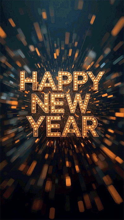 Happy new year gifs animated