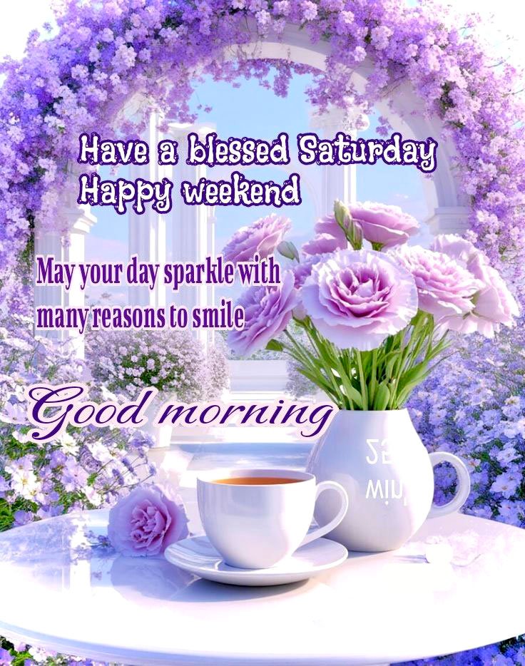 Happy saturday good morning quotes