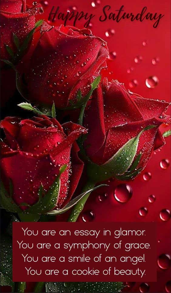 Happy saturday my love quotes