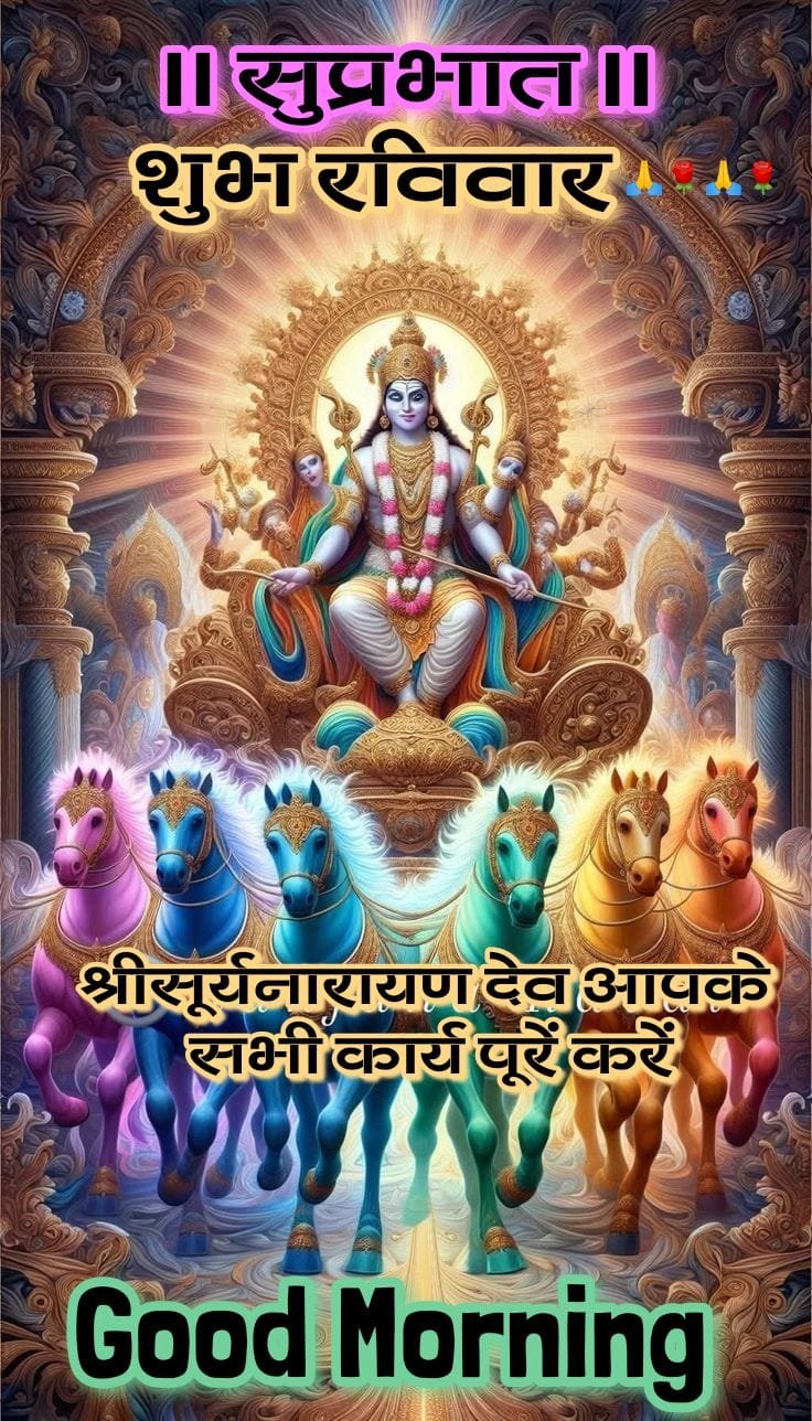 Happy sunday good morning surya dev wishes