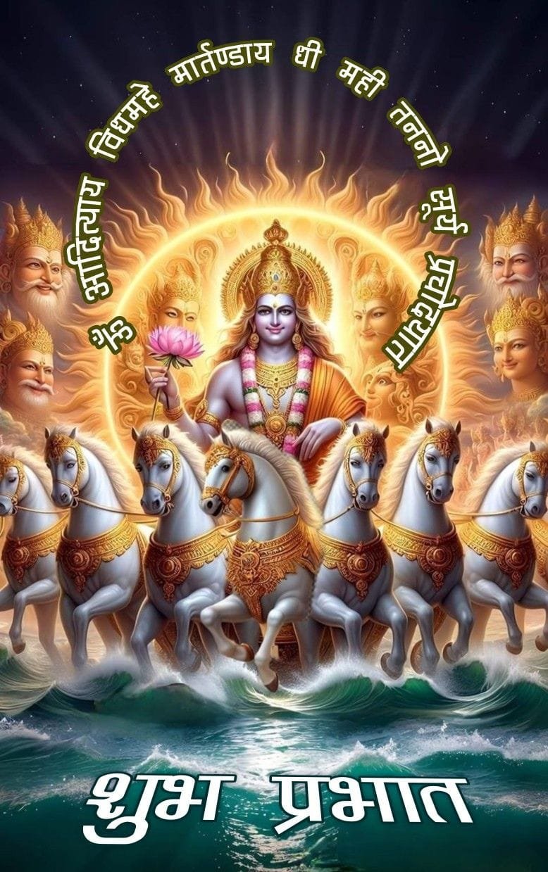Happy sunday good morning surya dev wishes
