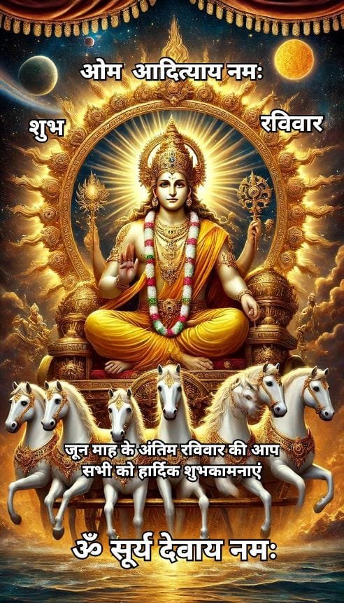 Happy sunday good morning surya dev wishes