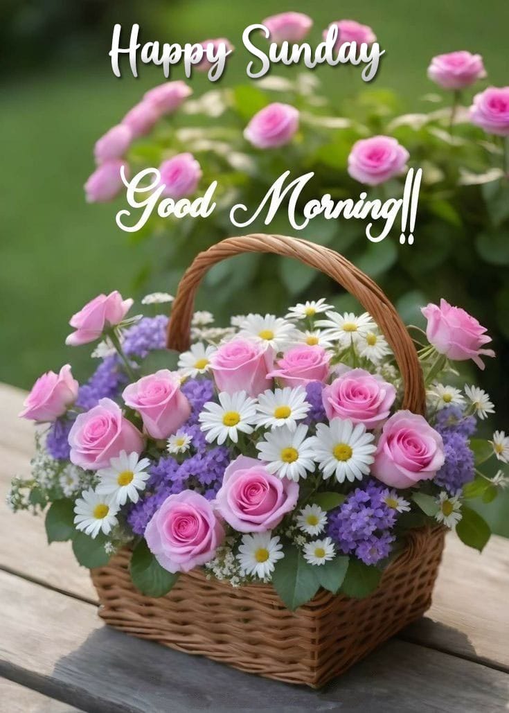 Happy sunday good morning wishes