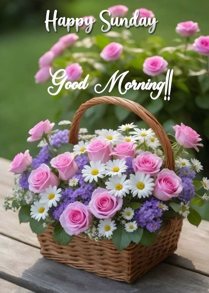 Happy sunday good morning wishes