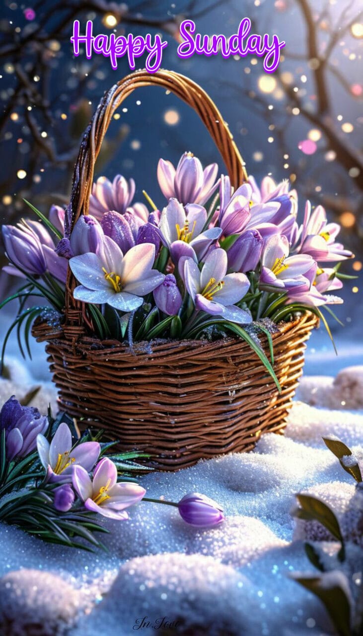 Happy sunday images cold