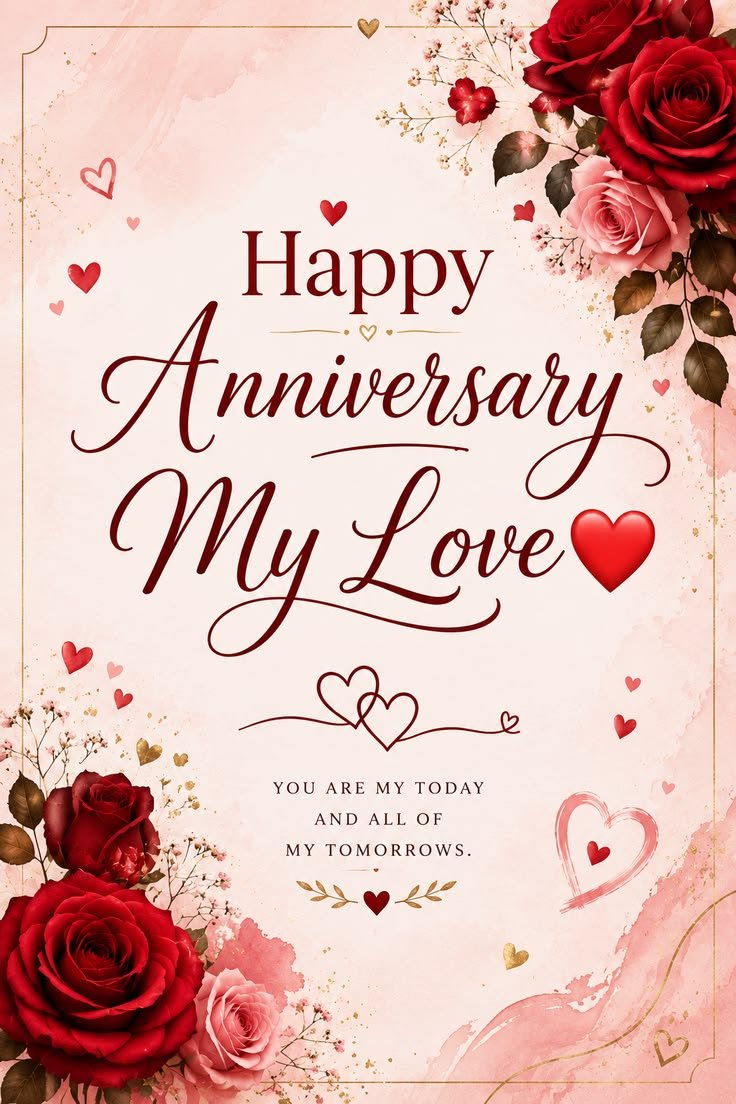 Happy wedding anniversary images for my love