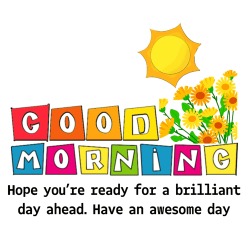 Have an awesome day gif for friends