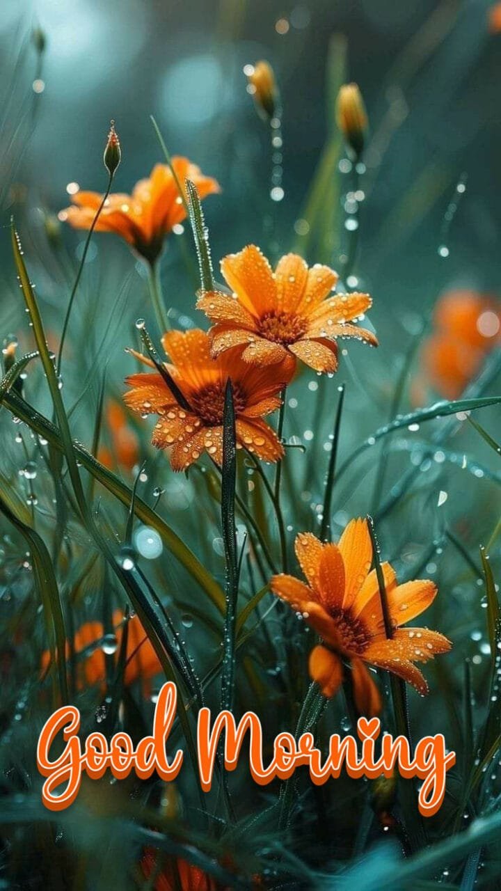Hd beautiful rainy good morning images