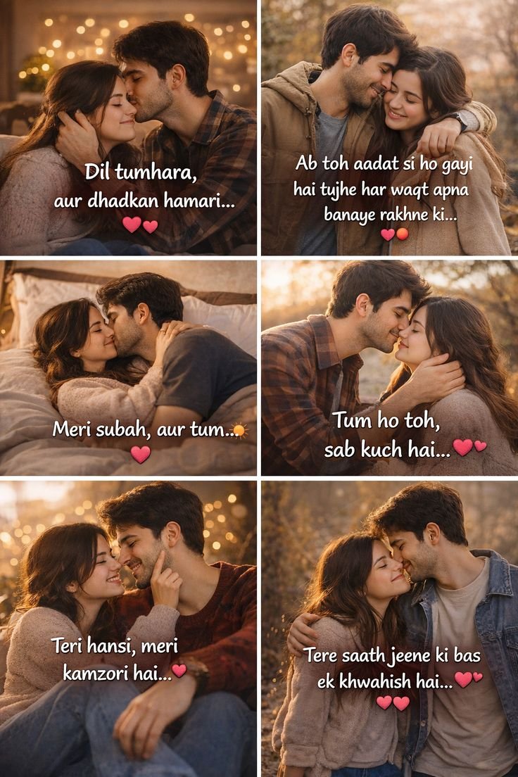 Heart touching lovely shayari images