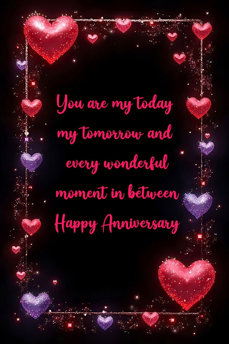 Heart touching wedding anniversary wishes to wife from husband