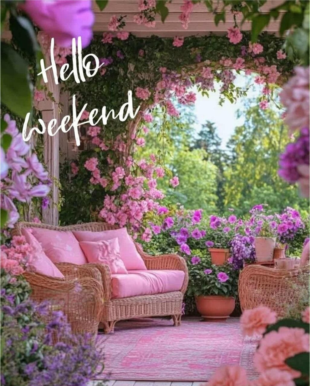 Hello weekend images
