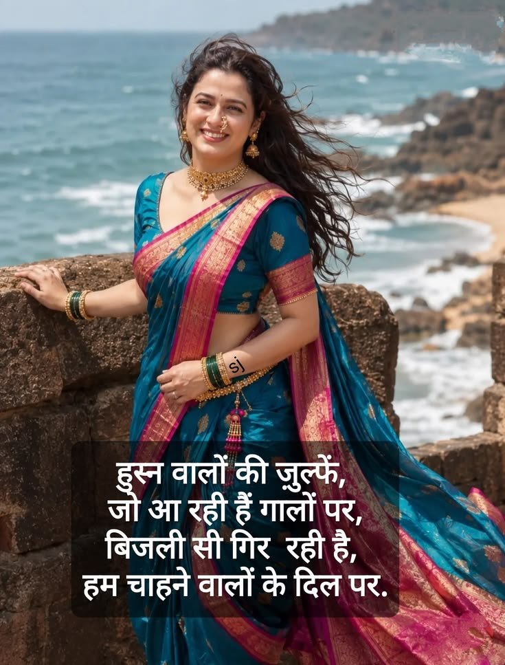 Hindi shayari for instagram post