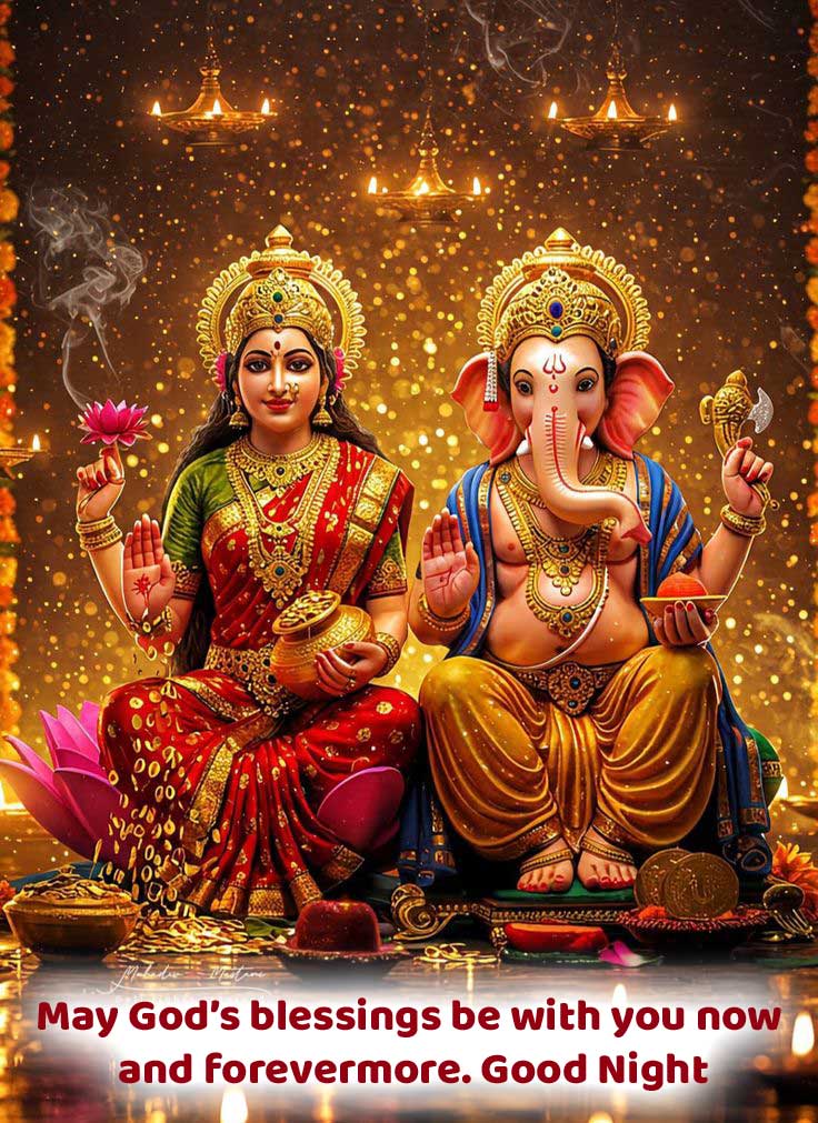 Hindu religious good night images