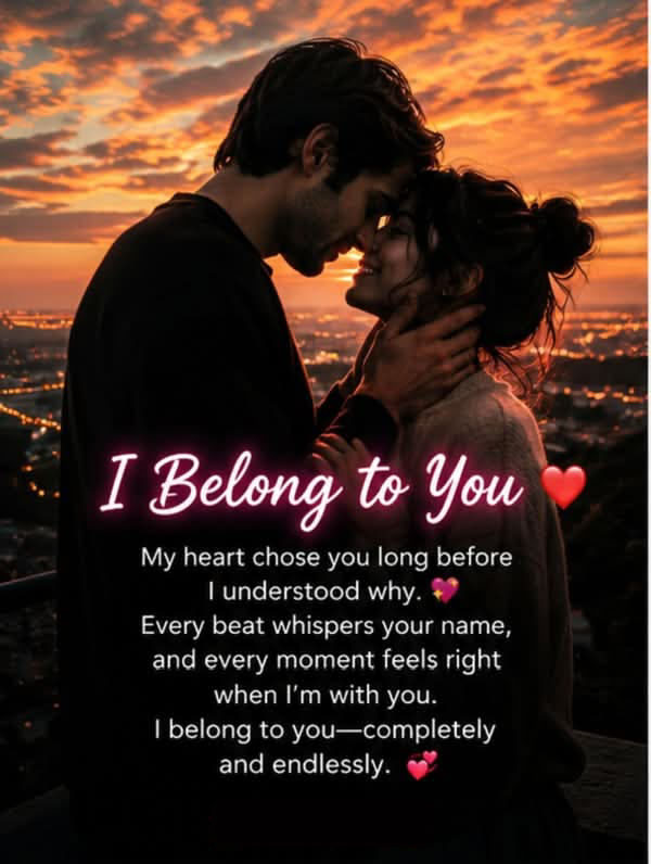 I love you message