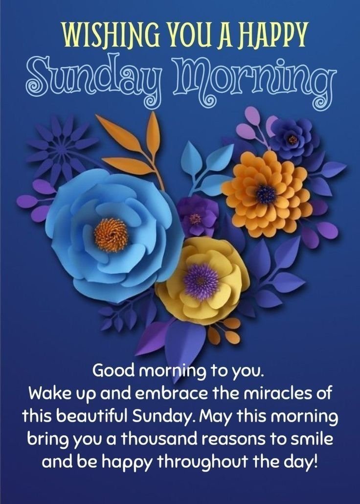 Inspirational happy sunday images