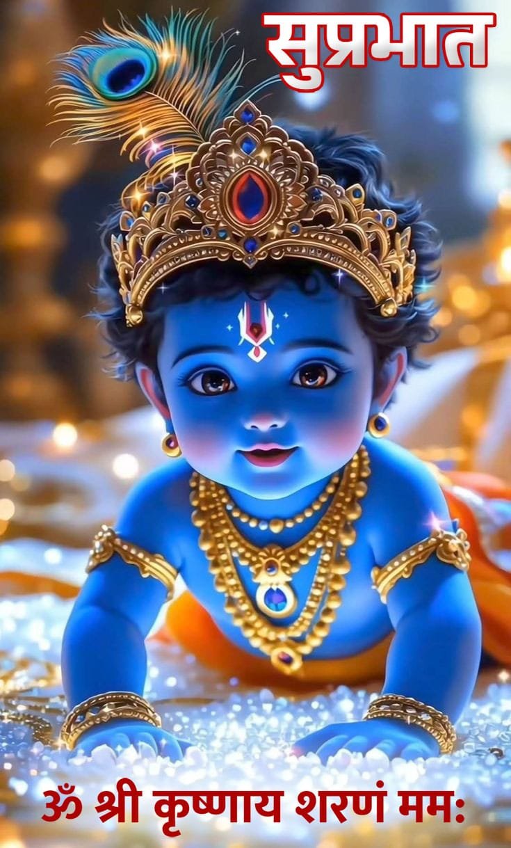 Jai shree krishna suprabhat images