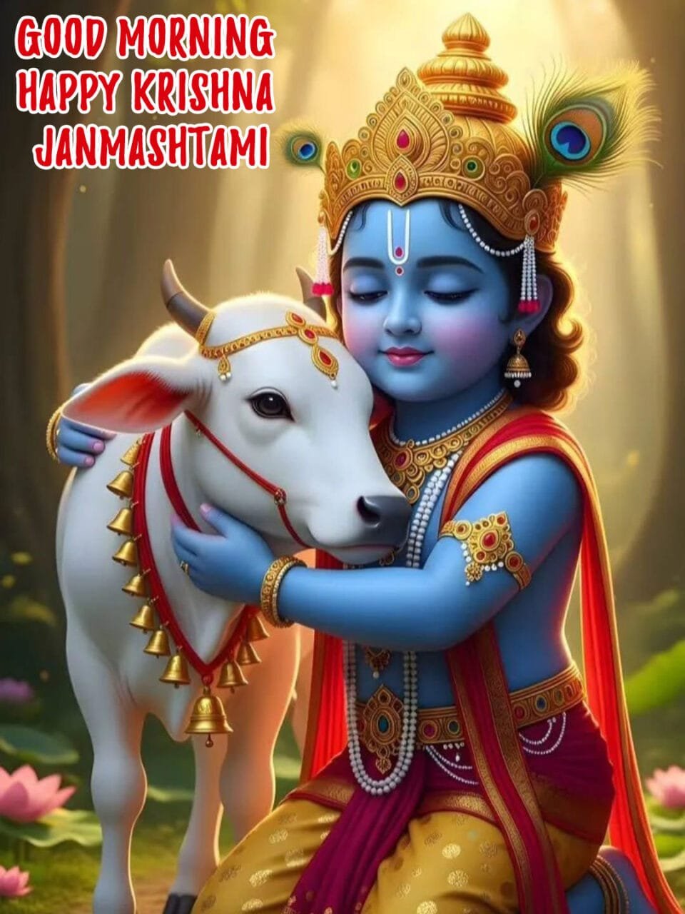 Krishna janmashtami good morning wishes