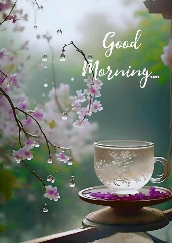 Latest beautiful rainy good morning images