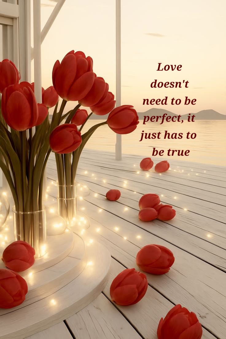 Love does not need to be perfect